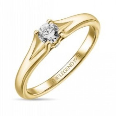 Помолвочное кольцо R01-SL06-020-G2-М12378 - Ювелирный бренд Московский ювелирный завод