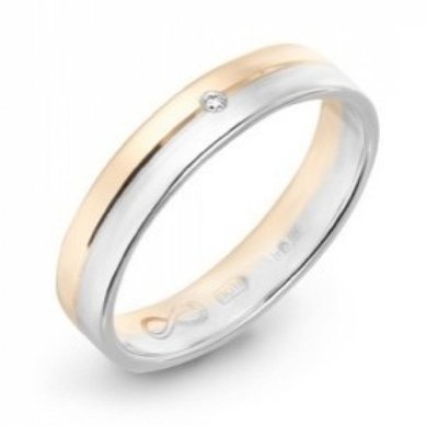Обручальное кольцо R01-WED-00024-М12389 - Ювелирный бренд Московский ювелирный завод