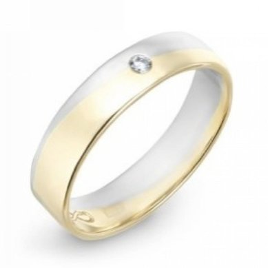 Обручальное кольцо R01-WED-00021-М12391 - Ювелирный бренд Московский ювелирный завод