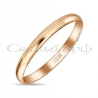 Обручальное кольцо R01-R-040-200-М12399 - Ювелирный бренд Московский ювелирный завод